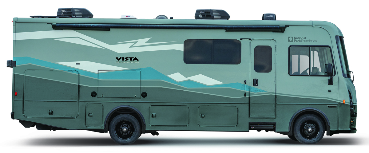 Winnebago Vista National Park Edition Glacier Exterior